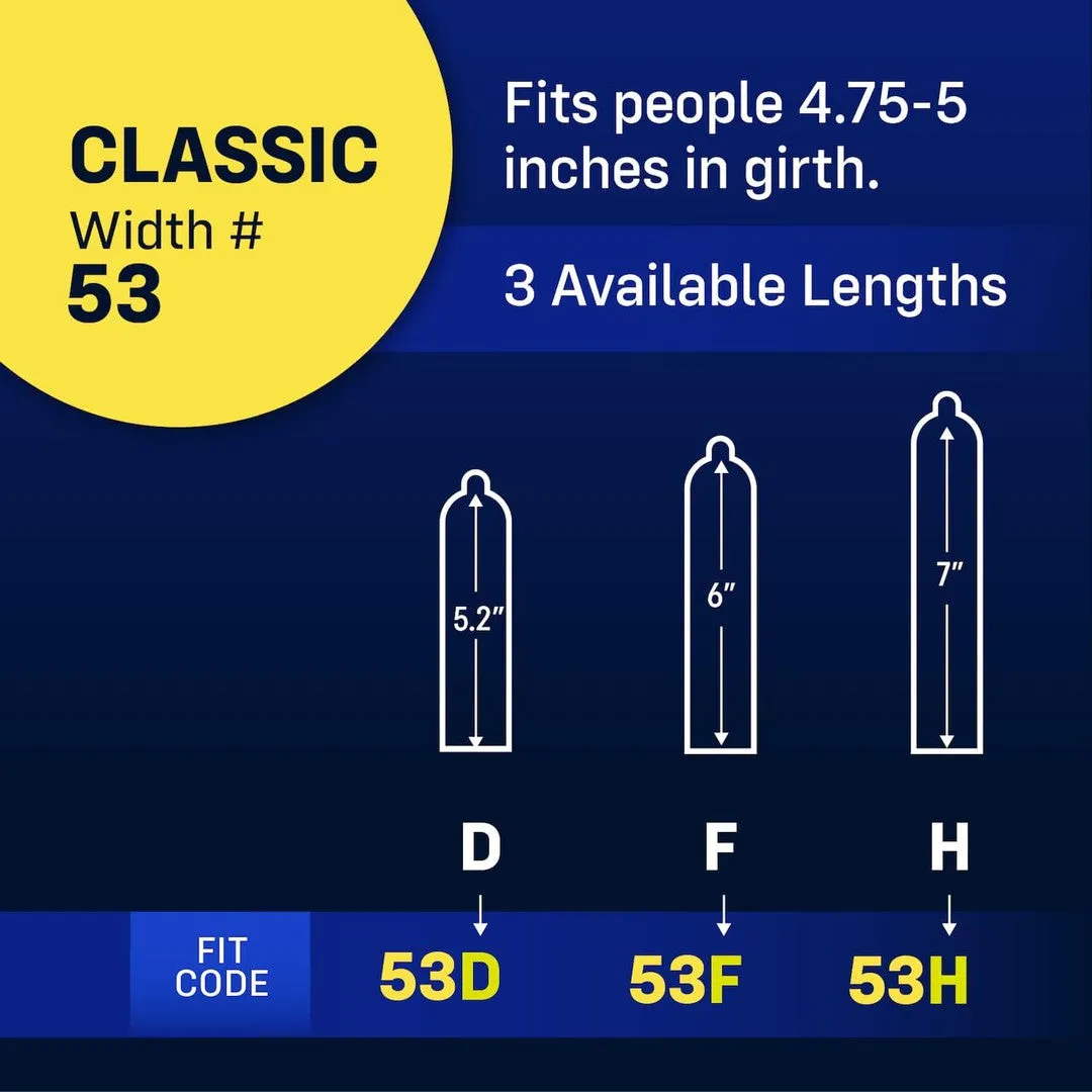 myONE "Classic" Condom Sampler (With FitKit Measuring Tool)